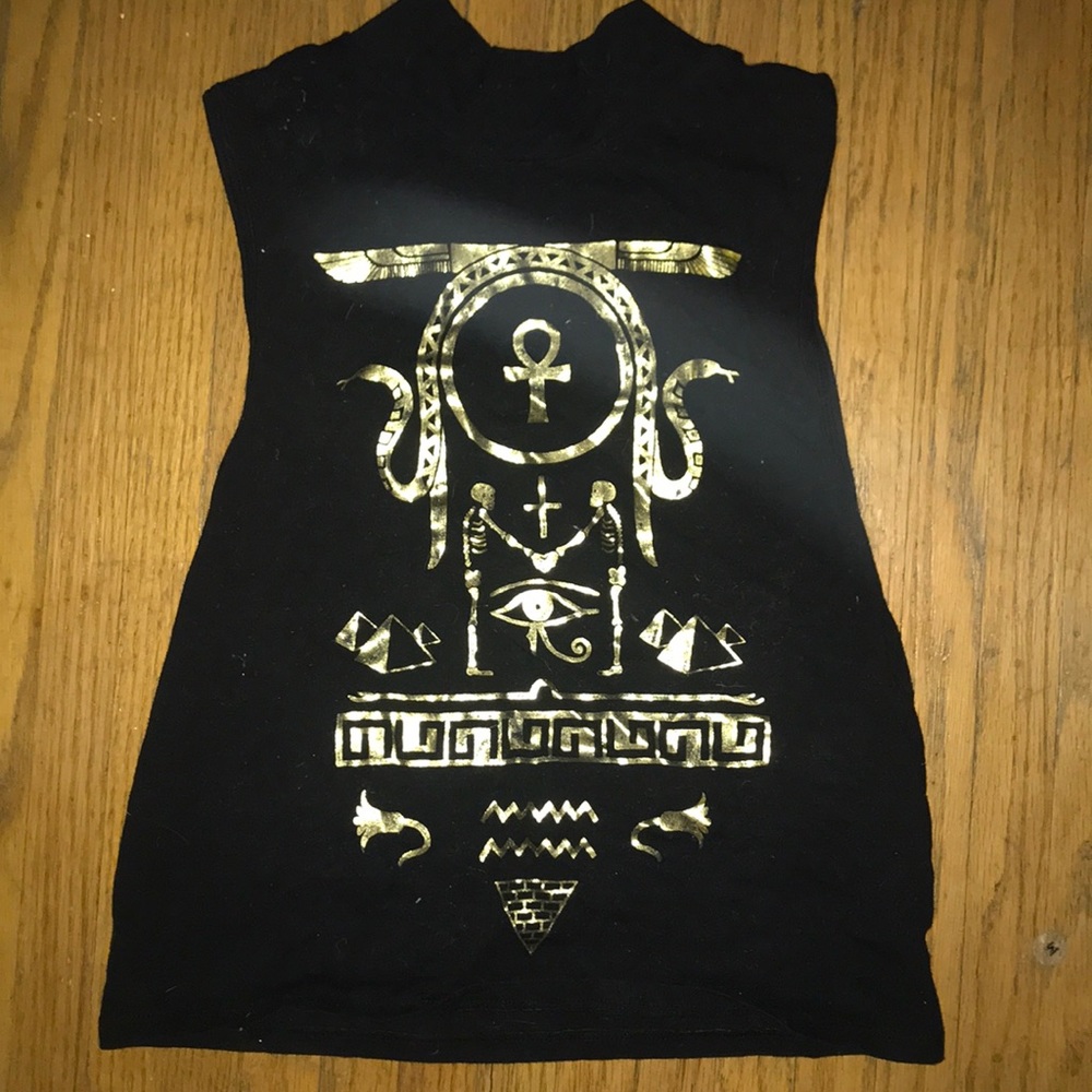 Urban Outfitters Crop Top with Egyptian Design